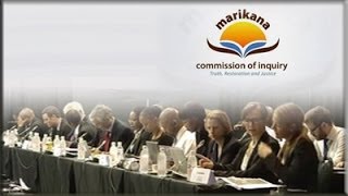 Marikana Commission of Inquiry 27 June 2014 [upl. by Htebizile72]