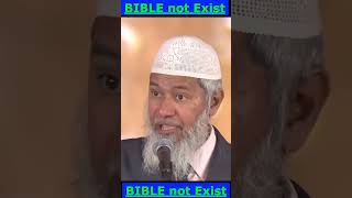 Dr Zakir Naik explained quotBible not Existquot  Christian teacher shocked reaction [upl. by Darsey]