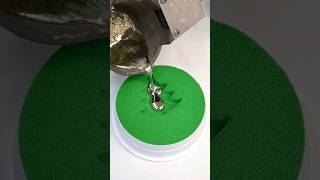 Metal Casting Pewter using Kinetic Sand [upl. by Lledrac]