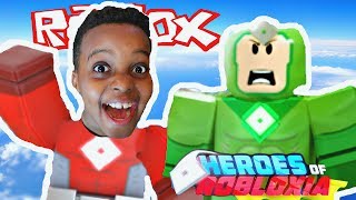 EPIC SUPER HEROES OF ROBLOXIA Mission 1  Roblox Gameplay  Playonyx [upl. by Balliol]