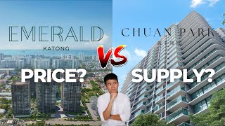 Emerald Of Katong VS Chuan Park 2024 SG New Launch Review [upl. by Kerstin]