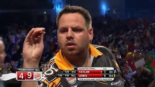 WHAT A MATCH Phil Taylor v Adrian Lewis  Auckland Darts Masters 2016 [upl. by Sibie]