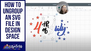 How to Ungroup an SVG file separate into colors in Cricuts Design Space [upl. by Neal787]