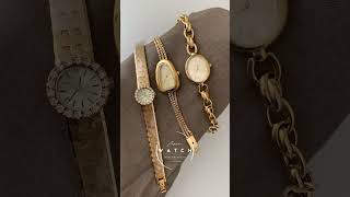 Various Gold Round Chain Watch wristwatchstyle fashion watchstyle [upl. by Yhtir]