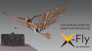 X Fly By Bionic Bird  The sensor assisted ornithopter drone [upl. by Rayle]