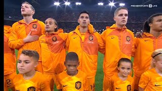 Netherlands vs France National Anthem  EURO 2024 Qualifiers [upl. by Boynton]