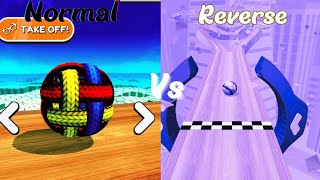 Going Balls Normal Levels Vs Reverse colored levels Android gameplay Walkthrough [upl. by Inafit]