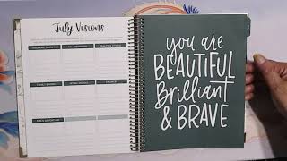 bloom daily planners 2023 2024 Hardcover Academic Year Goal amp Vision Planner Beautiful Wirebound Pl [upl. by Ahsienauq]