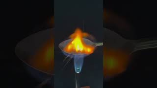 HEATED SPOON VS HAND WASH experiment spoon handwash vs rhcb fire bunsenburner hotspoonheat [upl. by Airogerg]