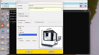 tutorial nxcam NX CAM 3 AXIS POST PROCESSSOR [upl. by Cummings442]