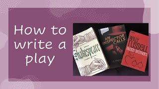 How to write a play [upl. by Enyleve]