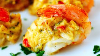 Shrimp amp Crab Stuffed Salmon [upl. by Aleirbag273]