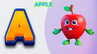 ABC Song  A for Apple  Alphabet Song  Nursery rhymes  ABC kids Song [upl. by Anailil]