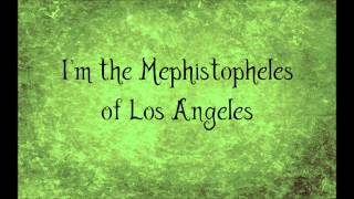 Marilyn Manson  The Mephistopheles of Los Angeles Lyrics [upl. by Nileve848]