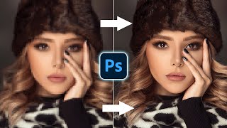 Easily Convert Low To High Resolution Photos In Photoshop [upl. by Canotas]