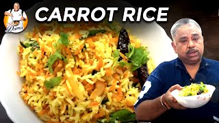 Healthy carrot Rice  Carrot Recipe in Tamil  Chef Damu [upl. by Garlan]