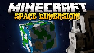 Minecraft Mods  SPACE DIMENSION amp GRAVITY MOD  Star Miner [upl. by Fechter]