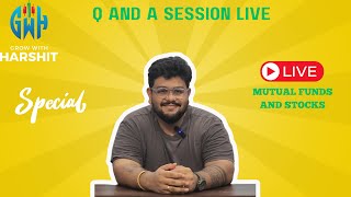 GROWW APP LIVE SESSION  STOCKS amp MUTUAL FUNDS  Q amp A WITH HARSHIT GROWWAPP STOCK INDIA MONEY [upl. by Gaspard]