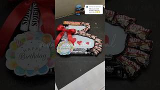 Ide kado ulang tahun bentuk huruf B birthdaygift kadoulangtahun giftideas idekadounik diygifts [upl. by Ahearn]