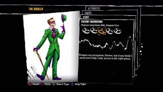 Batman Arkham Asylum  The Riddler Interview Tapes [upl. by Llennyl]