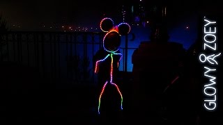 LED Halloween Costume version 20 Minnie Mouse edition for Glowy Zoey [upl. by Annael]