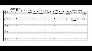 Albinoni Concerto op 5 n 3  III Allegro score [upl. by Tomas]