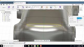 Fusion 360 Sculpting Car Body Repair Form  Tutorial 5 [upl. by Alywt]