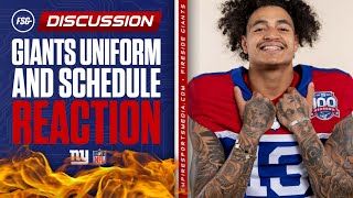 Giants Uniform and Schedule Reaction [upl. by Fahy91]