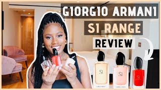 GIORGIO ARMANI SI PERFUME RANGE REVIEW ORIGINAL SI SI PASSIONE amp FIORI  FRAGRANCE BATTLE [upl. by Akiam]