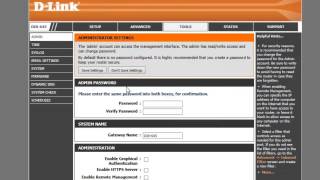 How to change your DLink router login password [upl. by Neerroc]
