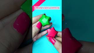 How to fold lucky stars  origami lucky star tutorial  fati craft world [upl. by Phare]