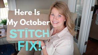 Stitch Fix Unboxing And Try On For Over 50 October 2024 [upl. by Sexela718]