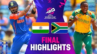 FULL HIGHLIGHTS  IND vs SA Final T20 World Match  India Vs South Africa Final Full Highlights [upl. by Alric]