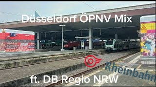 Düsseldorf ÖPNV Rheinbahn Mix ft DB Regio NRWDVG [upl. by Washko]