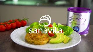 Hambúrguer Vegano Sanavita com Glicemix [upl. by Notac]