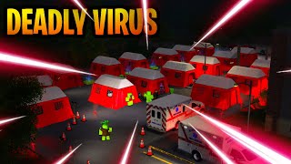 HAZMAT CONTAIN DEADLY VIRUS amp ZOMBIES BREAK LOOSE CURE FAILS ERLC Roblox Realistic Roleplay [upl. by Acirretahs]