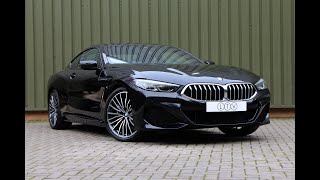 201919 BMW 840d Steptronic xDrive  20quot M Light multi spoke alloy wheels amp BMW individual hide [upl. by Luana167]