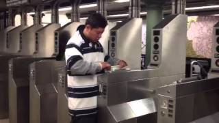 Getting on NYC subway without Metro Card [upl. by Joanie95]