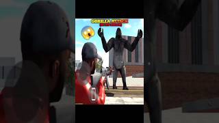 GORILLA 🦍 ATTACK ON ME 😩  GORILLA VS HUMAN FIGHT 😠 gorillaindianbikedriving3dgamingshortsyt [upl. by Noli]