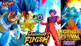 New LF Tag Ssbk Goku And Ssbe Vegeta Trailer of Legends Festival 2023Dragon Ball Legends Concept [upl. by Eahcim693]