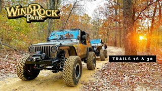 Jeeps Take On Windrock Park  Part 1  Trails 16 amp 30 [upl. by Idram789]