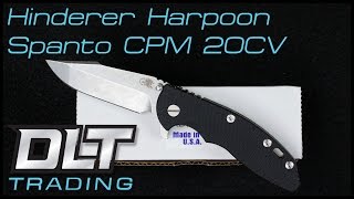 Hinderer XM18 35quot Harpoon Spanto CPM 20CV Overview [upl. by Rosalinde]