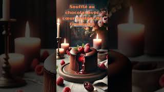 🍫💖 Délice chocolaté avec coeur framboise  savourez luxueusement gourmandise🍴 [upl. by Niryt]