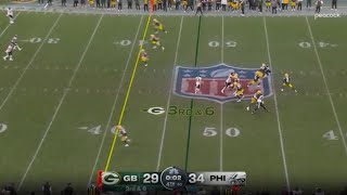 Packers vs Eagles Down to the Wire Ending [upl. by Ateuqal841]