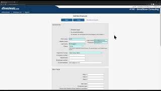 How to Add New Employee or Admin eTimesheetscom [upl. by Annahsirhc]