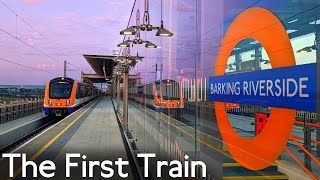 Londons Newest Overground Extension Has Opened and I was on the First Train  Barking Riverside [upl. by Gabriellia]