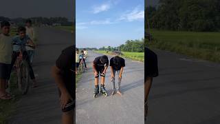 how to inline skating skating Kaise sikhe😡👊 skating inlineskating skateboarding shorts skater [upl. by Khalin]