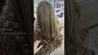 Blonde Highlights on Brown Hair  Blonde Hair Color for Women shorts hairshorts [upl. by Okihcas]