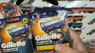 Обзор Gillette Fusion5 Proglide Proshield Skinguard картриджи для бритья на 5 лезвий [upl. by Melliw]