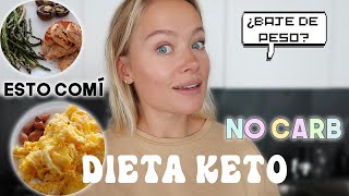 7 DÍAS CON LA DIETA KETO  esto pasó [upl. by Dnumyar]